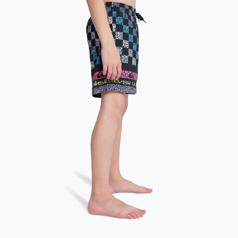 Pantaloncini da bagno per bambini Quiksilver Everyday Printed Volley 14" dark navy next gen 5