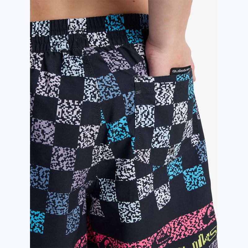 Pantaloncini da bagno per bambini Quiksilver Everyday Printed Volley 14" dark navy next gen 7