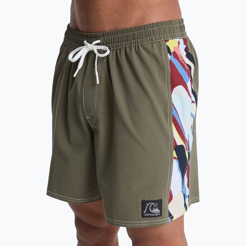 Pantaloncini da bagno uomo Quiksilver Original Arch Volley 17" grape leaf 7