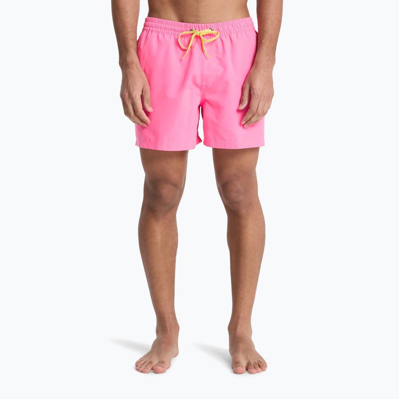 Costume da bagno uomo Quiksilver Everyday Solid Volley 15" pink lemonade 3