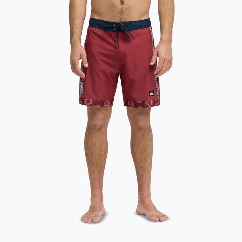 Pantaloncini da bagno uomo Quiksilver Surfsilk Nomad 18" burnt russet 3