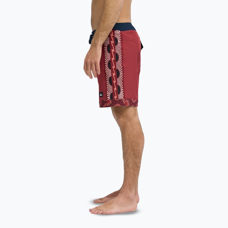 Pantaloncini da bagno uomo Quiksilver Surfsilk Nomad 18" burnt russet 6