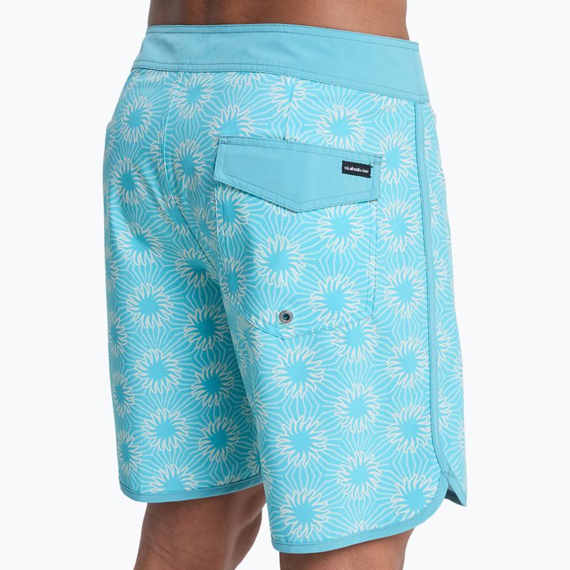 Pantaloncini da bagno uomo Quiksilver Surfsilk Scallop 18" Aqua Ocean Mayhem 8