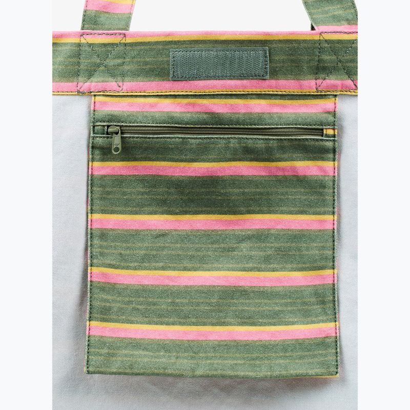Borsa da donna ROXY Anti Bad Vibes oil green say it with stripes 4