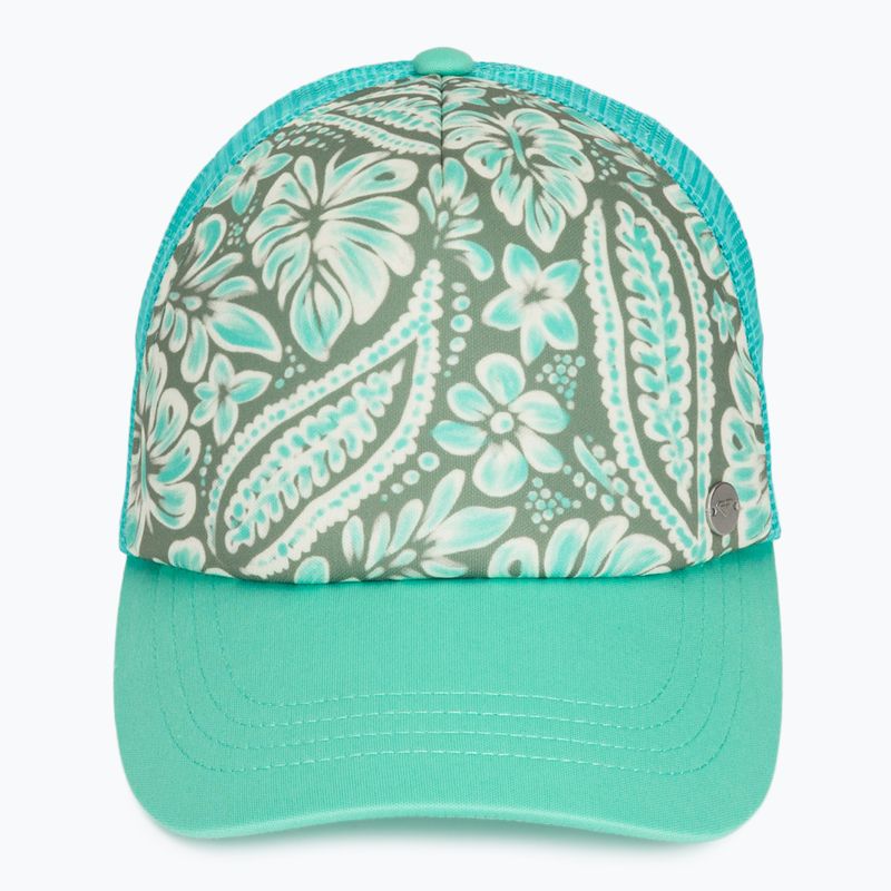 Cappellino con visiera da donna ROXY Beautiful Morning oil green wildside paisley 2