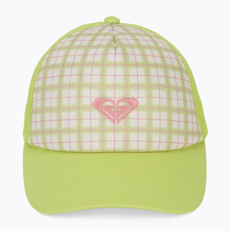 Cappellino con visiera da donna ROXY Beautiful Morning cloud dancer swell plaid 2
