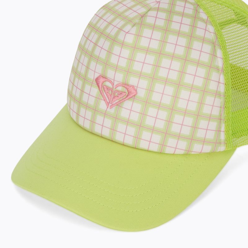 Cappellino con visiera da donna ROXY Beautiful Morning cloud dancer swell plaid 3