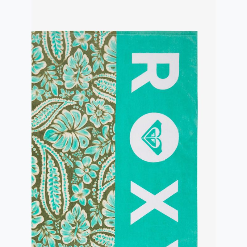 Asciugamano da spiaggia ROXY Cold Water Printed oil green wildside paisley 2