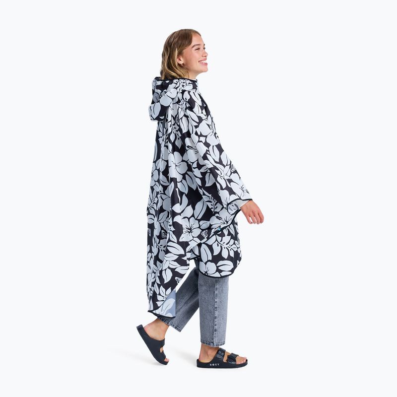 Poncho da donna ROXY Midnight Rain anthracite the big mo 3