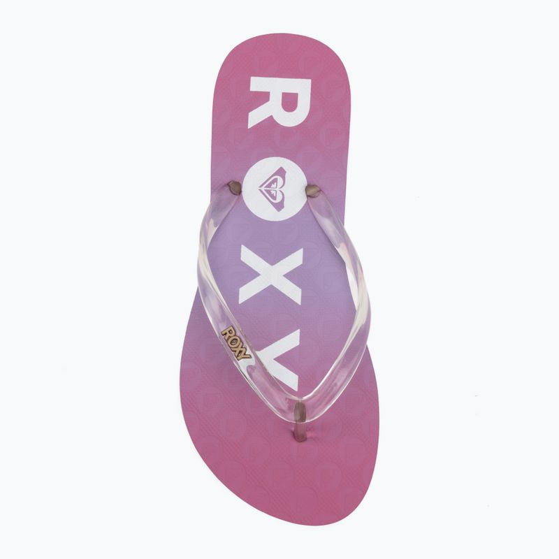 Infradito per bambini ROXY Viva Jelly sangria sunset 5