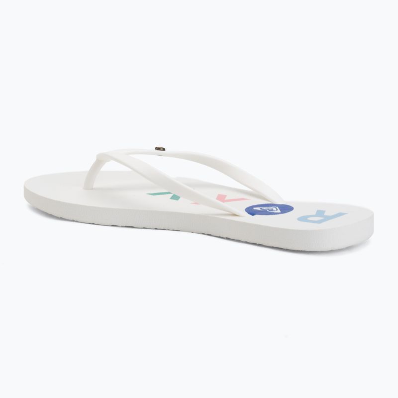 Infradito da donna ROXY Sandy III white multi 1 3