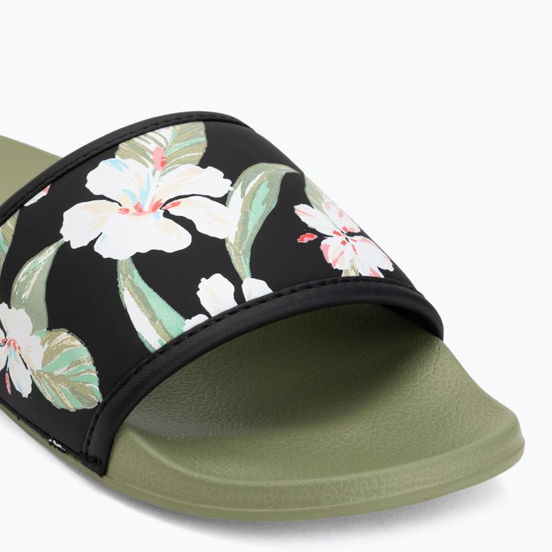 Ciabatte da donna ROXY Slippy IV oil green 7