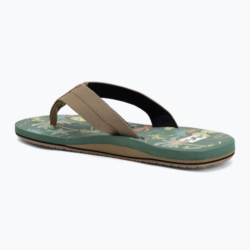 Infradito uomo Billabong All Day Impact Print moss green 3