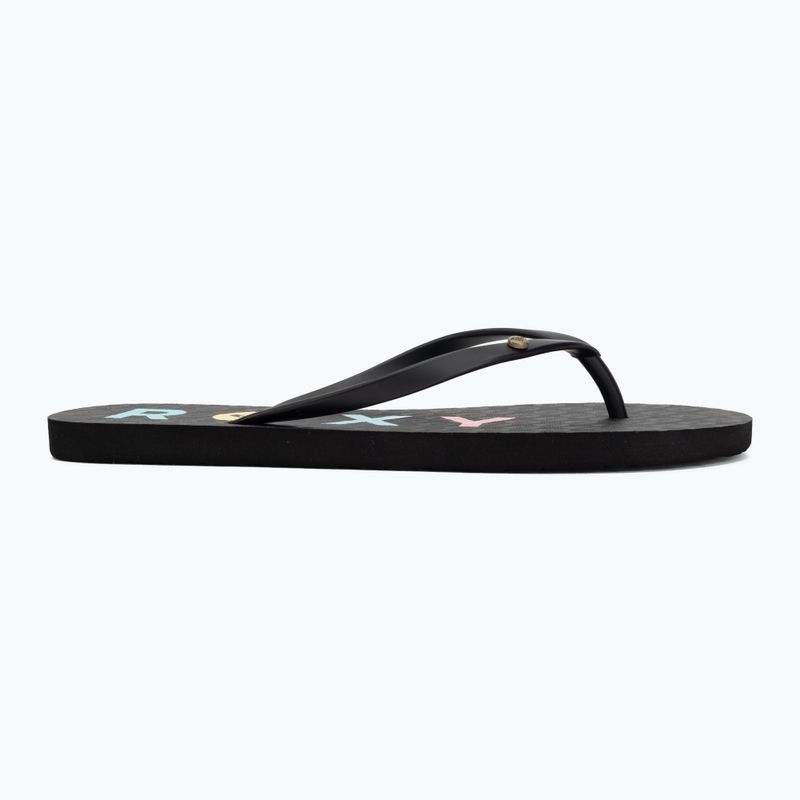 Infradito donna ROXY Sandy III black/rainbow 2