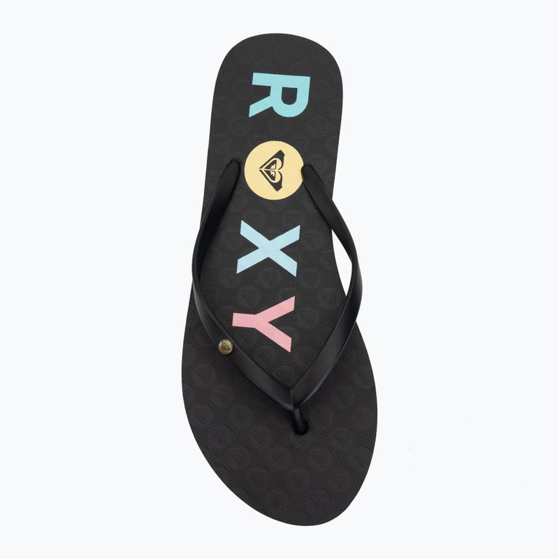 Infradito donna ROXY Sandy III black/rainbow 5