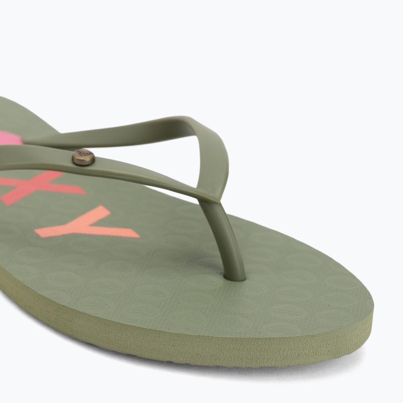 Infradito donna ROXY Sandy III oil green 7