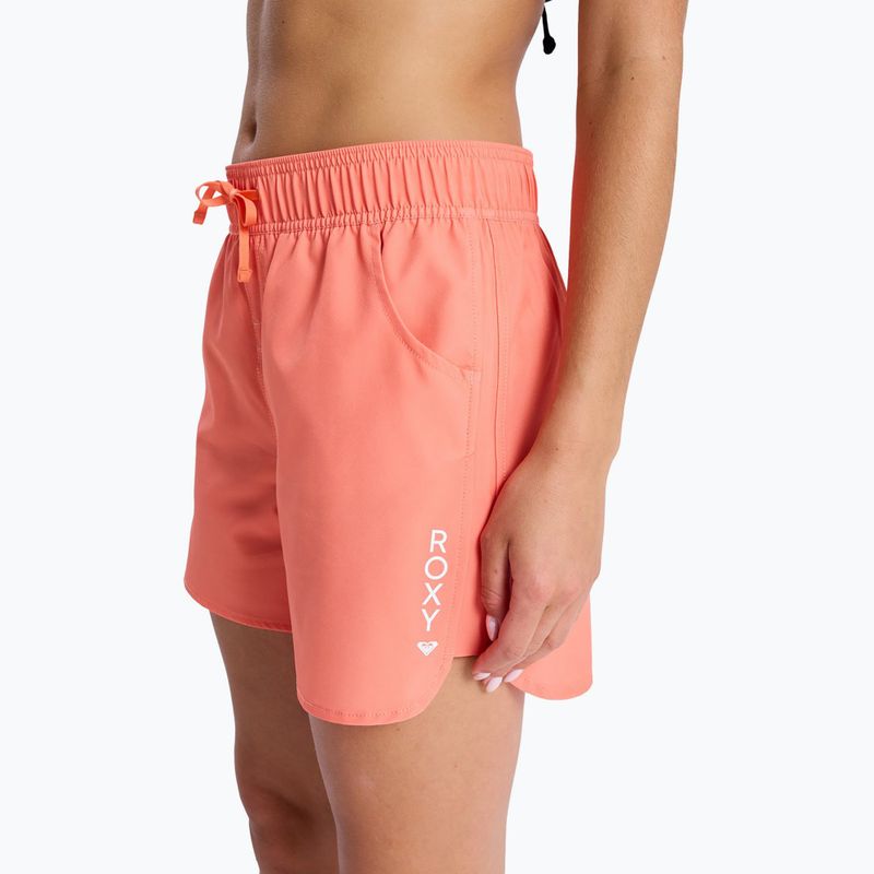 Pantaloncini da bagno donna ROXY Wave 5ʼʼ camellia 6