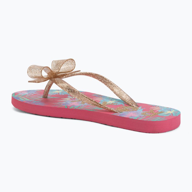 Infradito per bambini ROXY Lulu IV pink multi camo 3