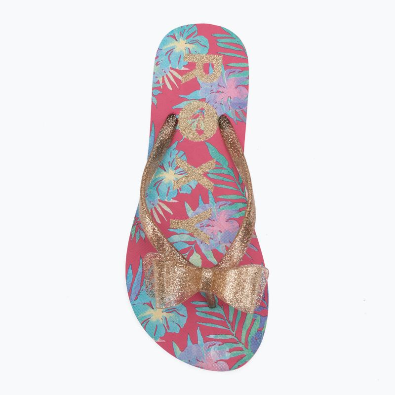 Infradito per bambini ROXY Lulu IV pink multi camo 5