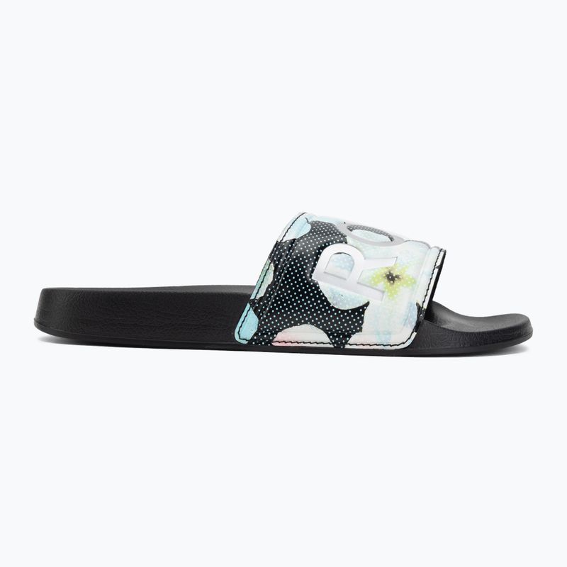 Infradito donna ROXY Slippy II Printed black multi 1 2