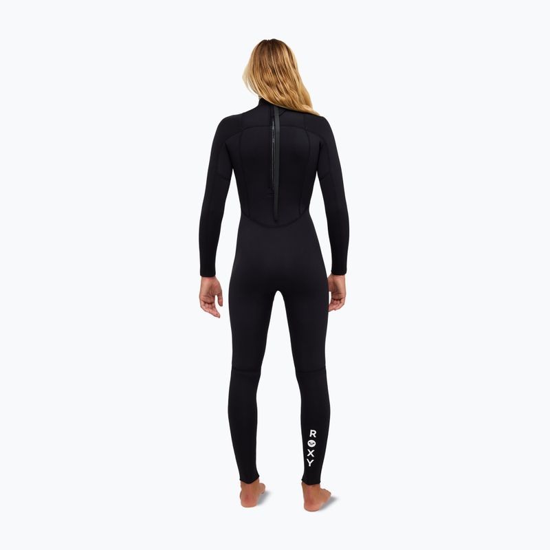 Muta da nuoto donna Pianka ROXY 4/3 mm SR School/Rental Back Zip GBS black 3