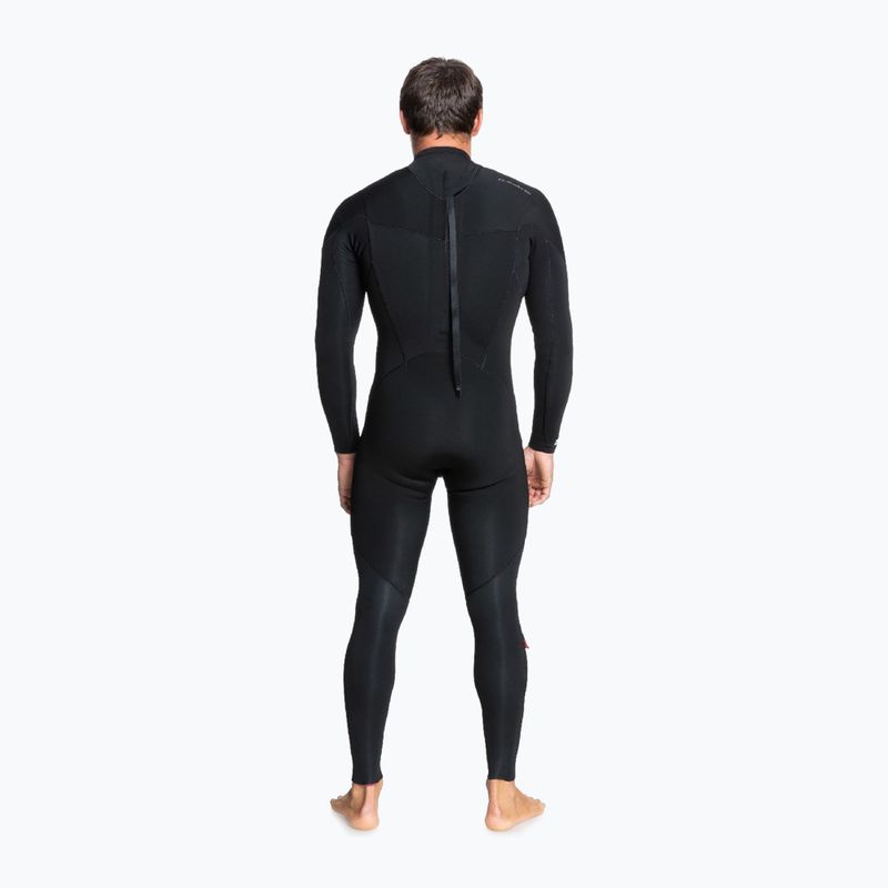 Muta da nuoto da uomo Quiksilver Everyday Sessions 3/2 mm Back Zip black 2