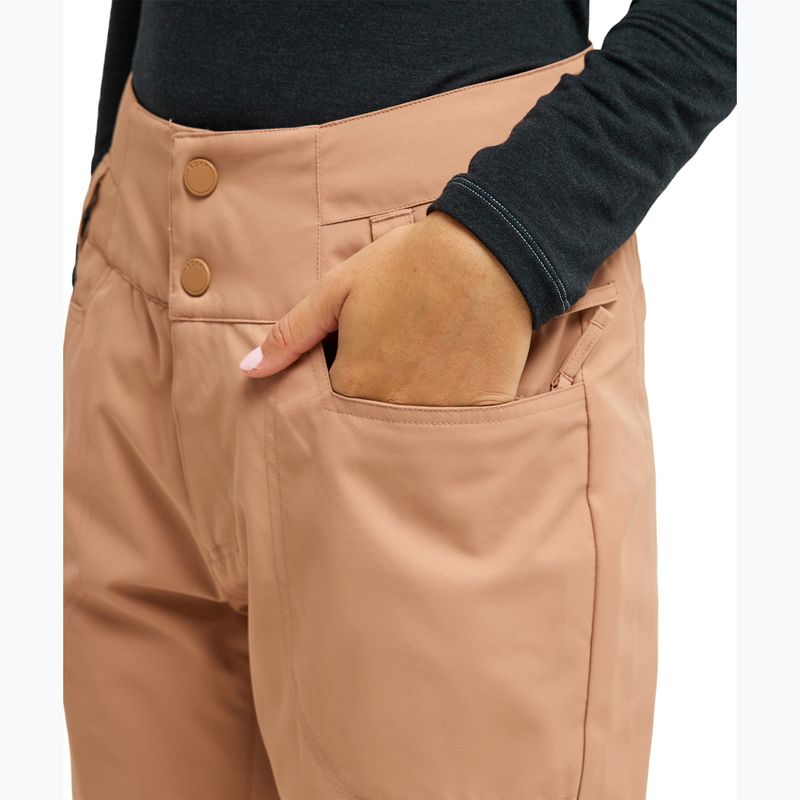 Pantaloni da snowboard da donna Roxy Diversion cafe au lait 5