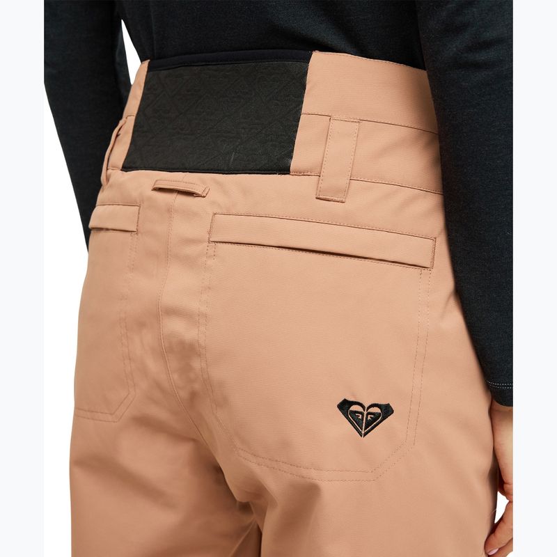 Pantaloni da snowboard da donna Roxy Diversion cafe au lait 6