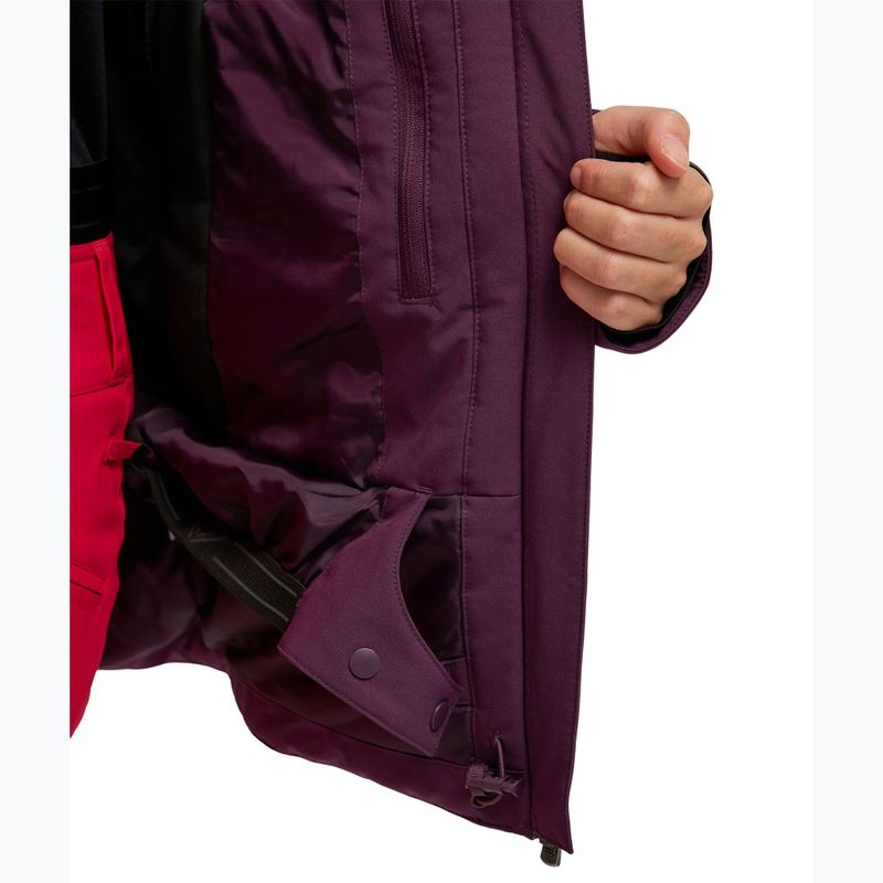 Giacca da snowboard da donna ROXY 20K Ice Haven blackberry wine 8