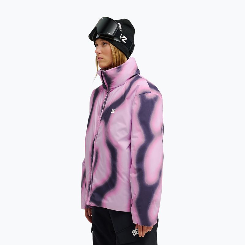 Giacca da snowboard da donna DC Aura Puffer 10K offscale lilac 3