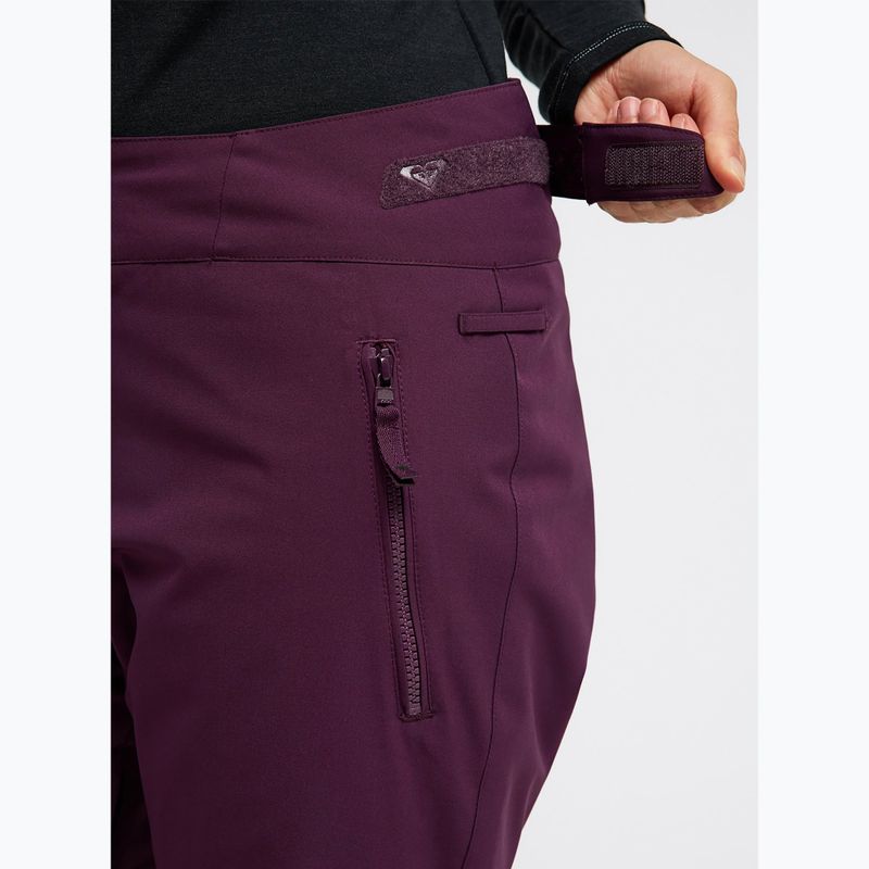 Pantaloni da snowboard da donna ROXY Alpine Ridge blackberry wine 6