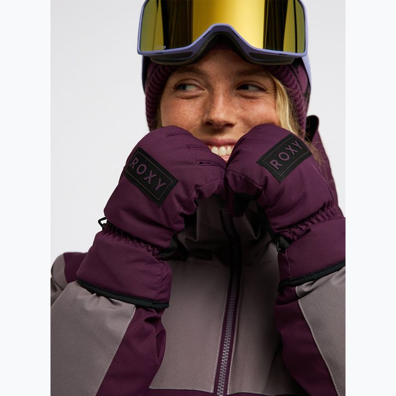 Guanti da snowboard da donna ROXY Freshfield Blackberry Wine 3