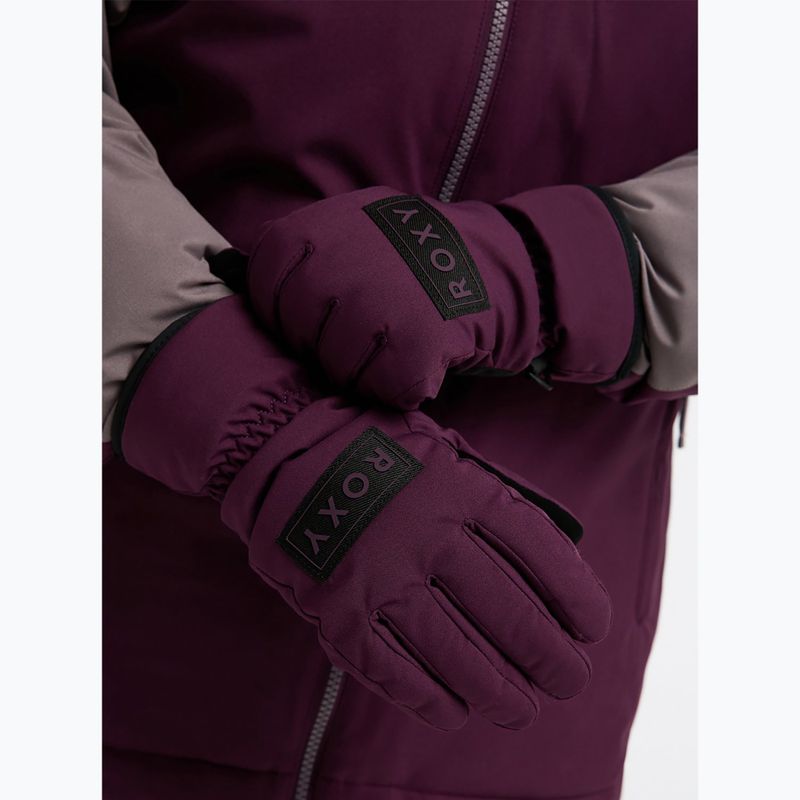 Guanti da snowboard da donna ROXY Freshfield Blackberry Wine 4