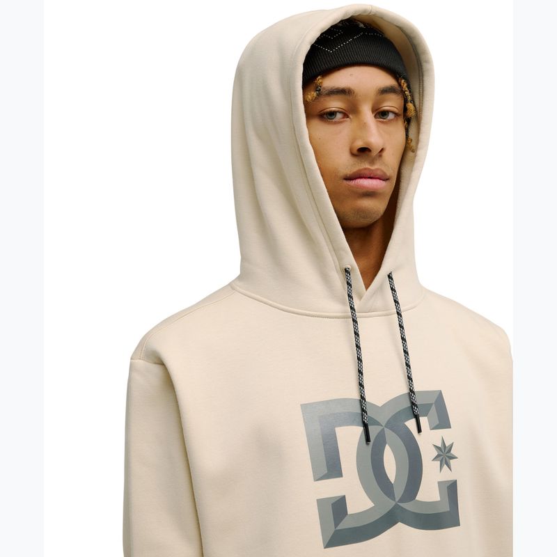 Felpa da uomo DC Snowstar oatmeal 4