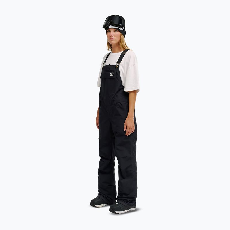 Pantaloni da snowboard da donna DC Valiant Bib Pt black 3
