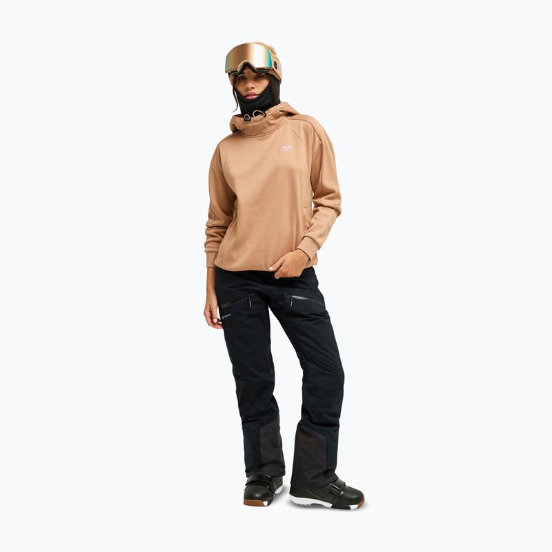Felpa da snowboard per bambini ROXY Liberty Hoodie cafe au lait 2