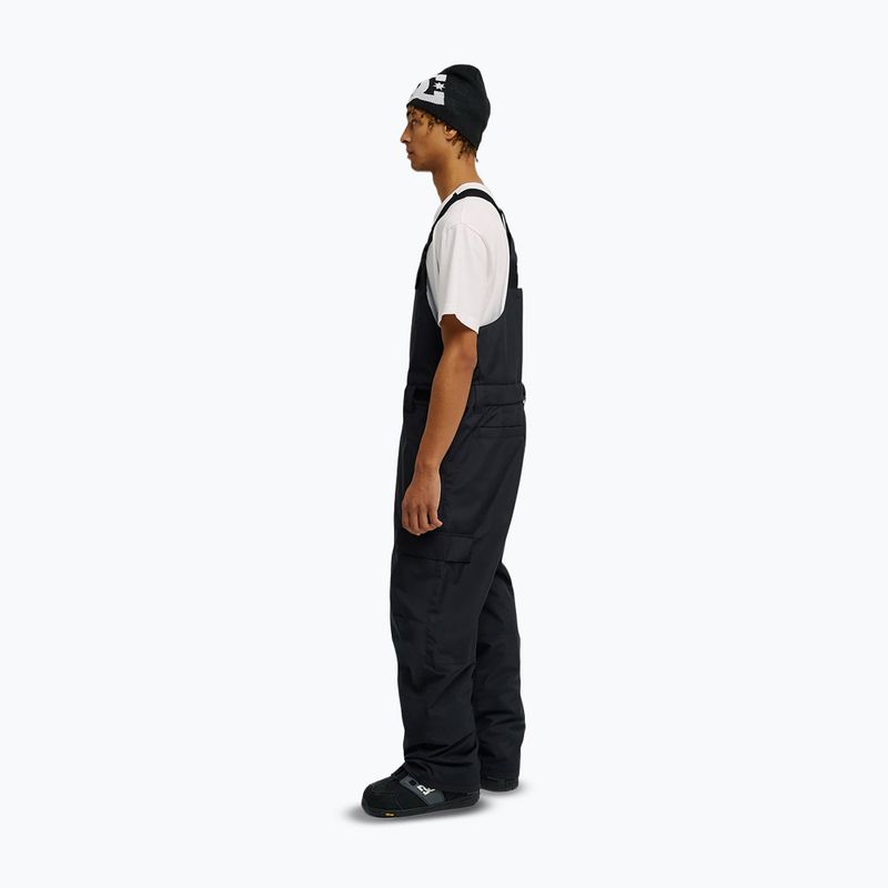 Pantaloni da snowboard da uomo DC Docile Bib 10K black 4