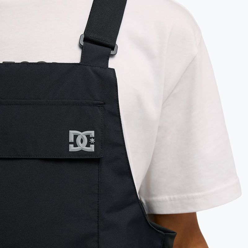 Pantaloni da snowboard da uomo DC Docile Bib 10K black 6