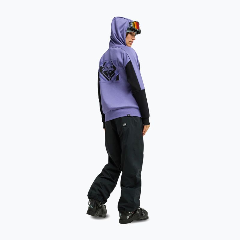 Felpa da snowboard per bambini ROXY Liberty Hoodie twilight purple 4