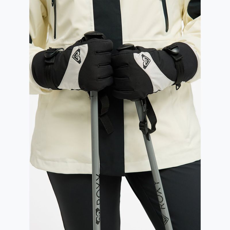 Guanti da snowboard da donna ROXY Jetty Solid silver 3