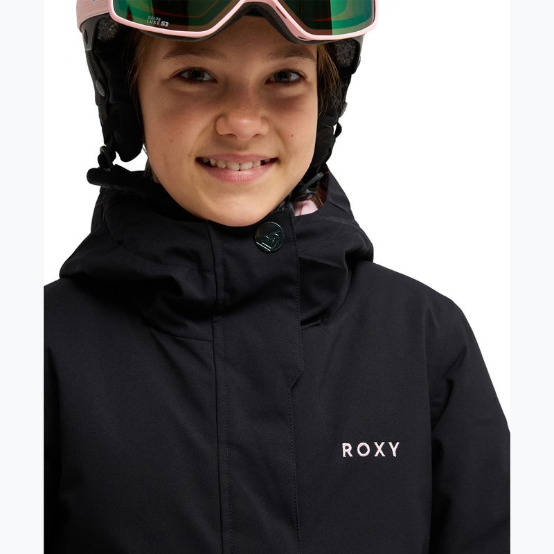 Giacca da snowboard per bambini ROXY Snowflare true black 4