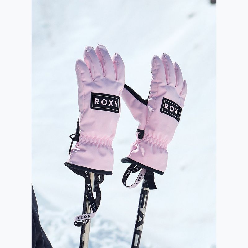 Guanti da snowboard per bambini ROXY Freshfield Rose Shadow 4