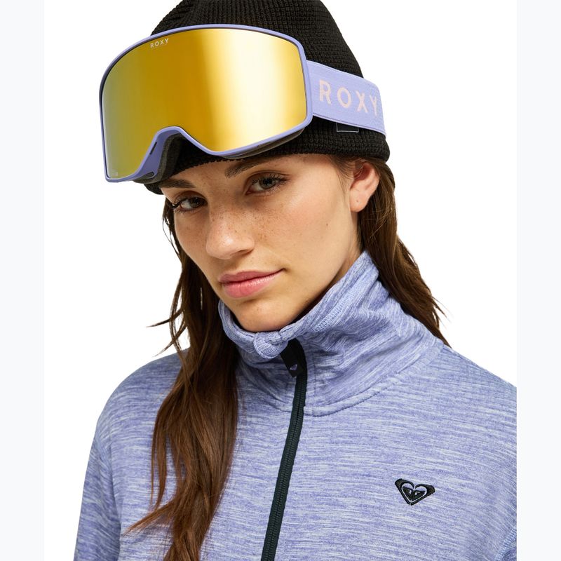 Pile donna ROXY Snowstride Full Zip twilight purple 5