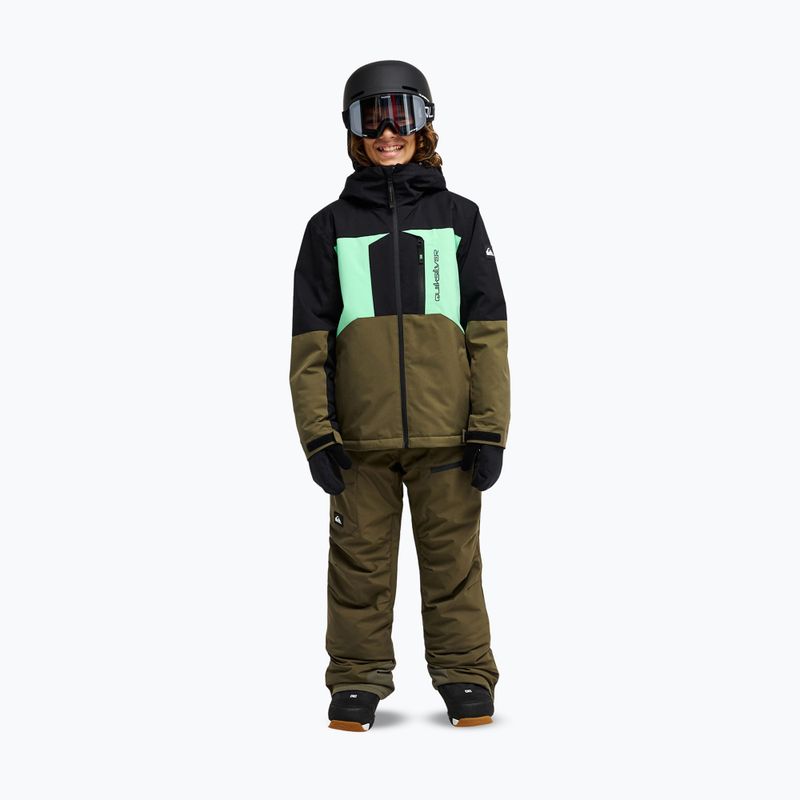 Giacca da snowboard per bambini Quiksilver Dawson grape leaf 2