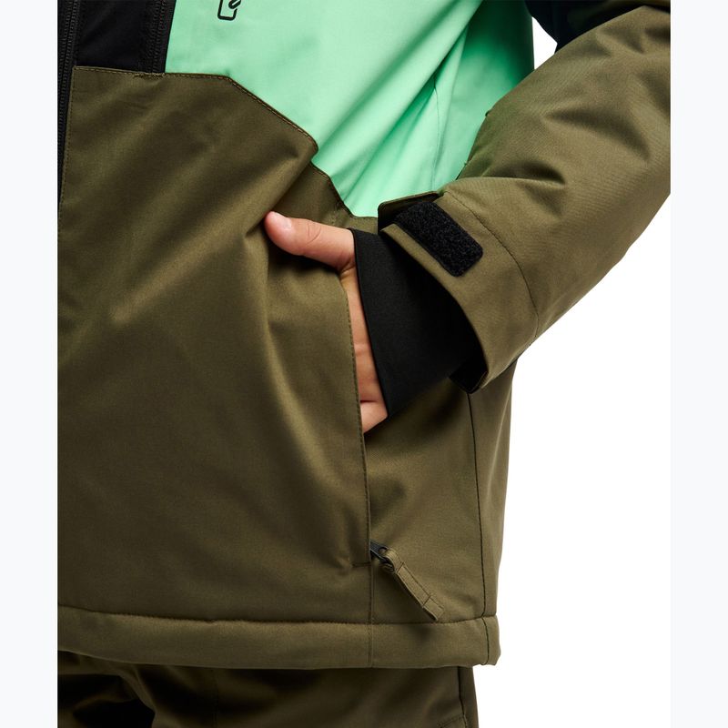 Giacca da snowboard per bambini Quiksilver Dawson grape leaf 8
