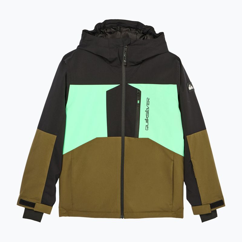 Giacca da snowboard per bambini Quiksilver Dawson grape leaf 9