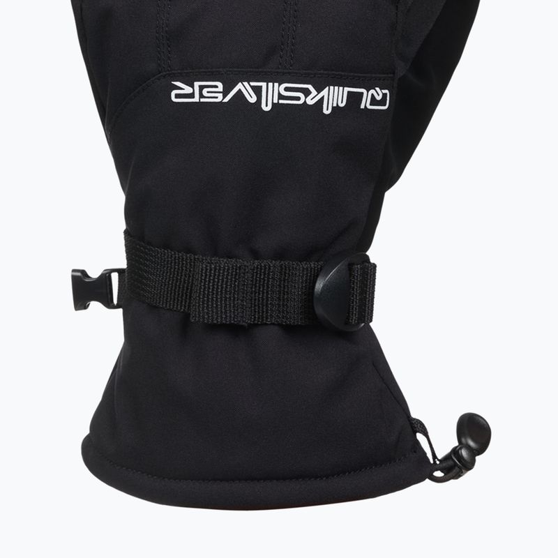 Guanti da snowboard da uomo Quiksilver Mission true black 2