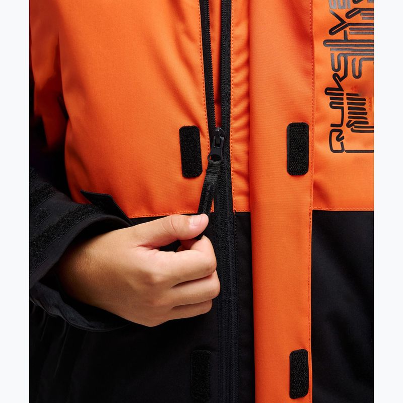 Giacca da snowboard per bambini Quiksilver Titano vermillon 4