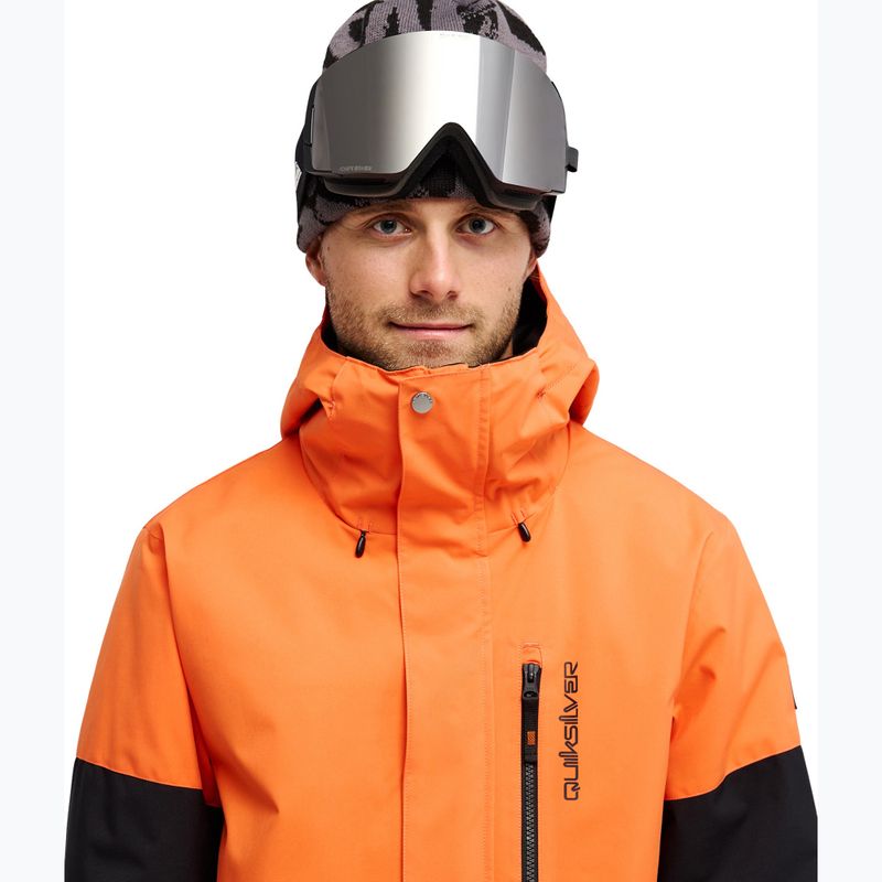 Giacca da snowboard uomo Quiksilver Titano 10K vermillon 4