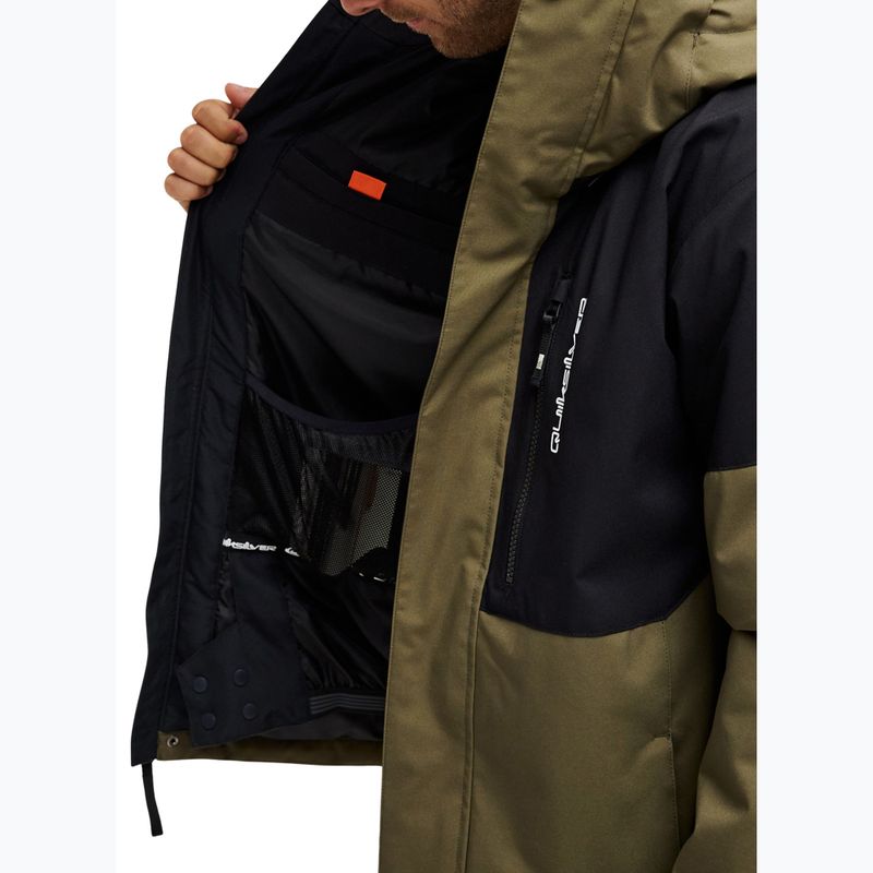 Giacca da snowboard uomo Quiksilver Titano 10K grape leaf 9